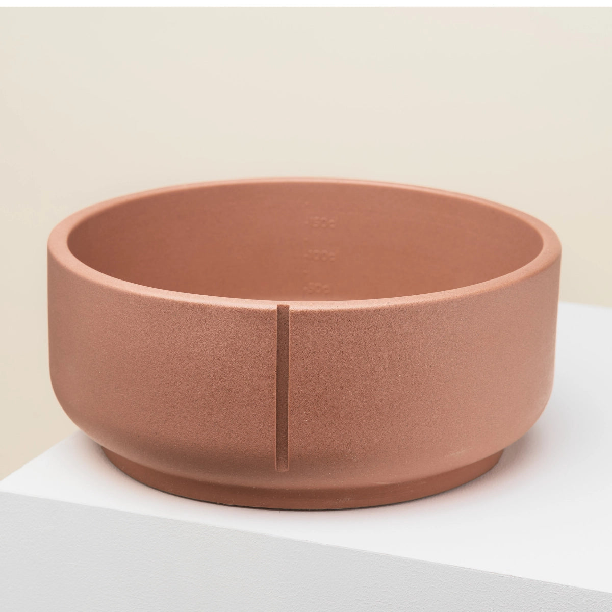 Grande gamelle chien chat marron design  - Pour eau ou croquettes - Base stable antidérapante - CasualPets