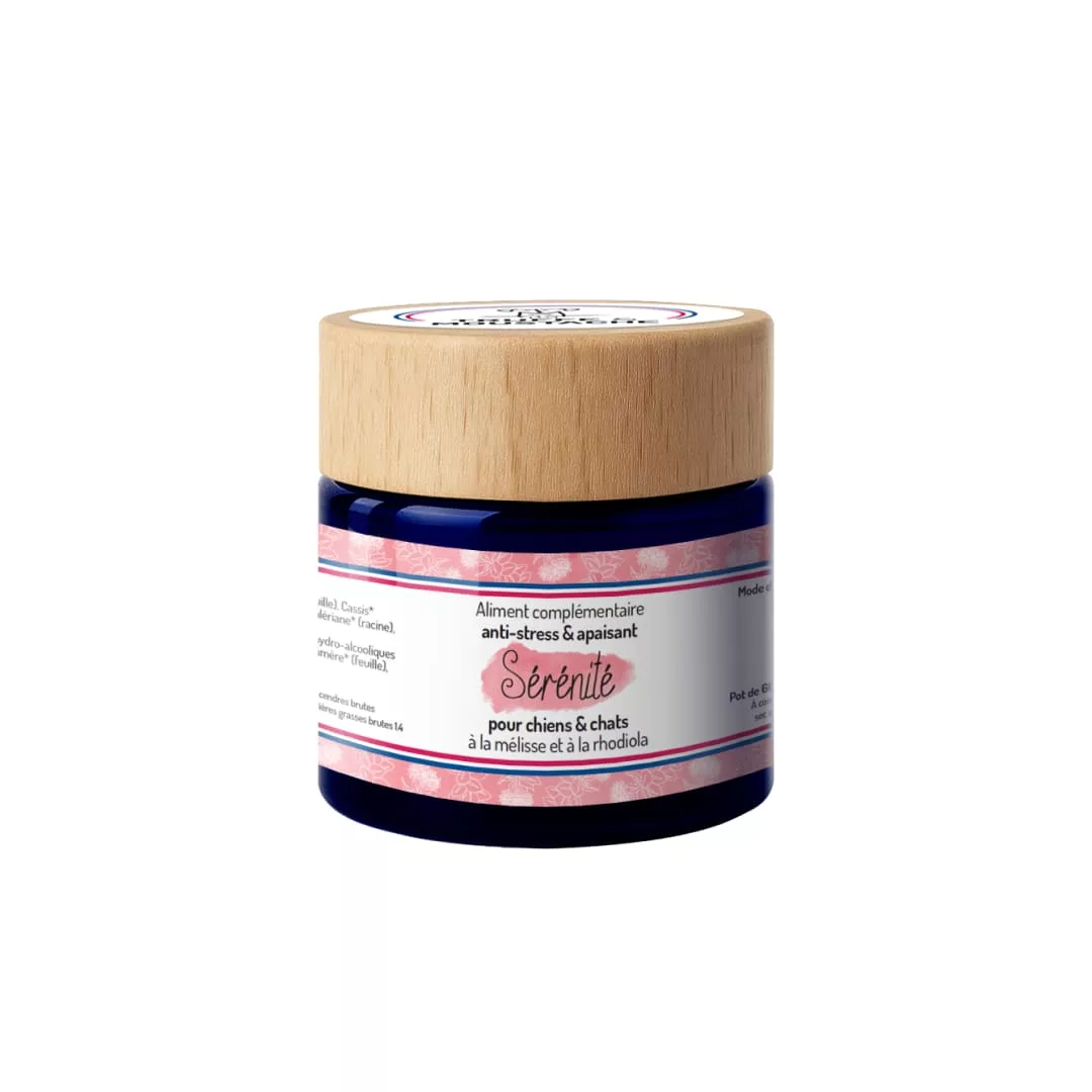 Complément Sérénité fabrication française - Apaise anxiété, hyperactivité et troubles comportementaux chien chat - CasualPets